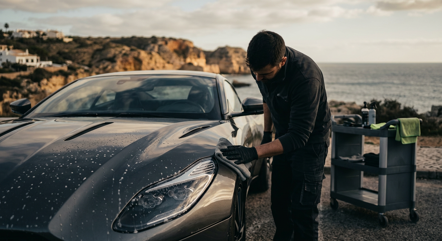 Devolução de Carro de Aluguer no Algarve: O Guia de Limpeza Essencial