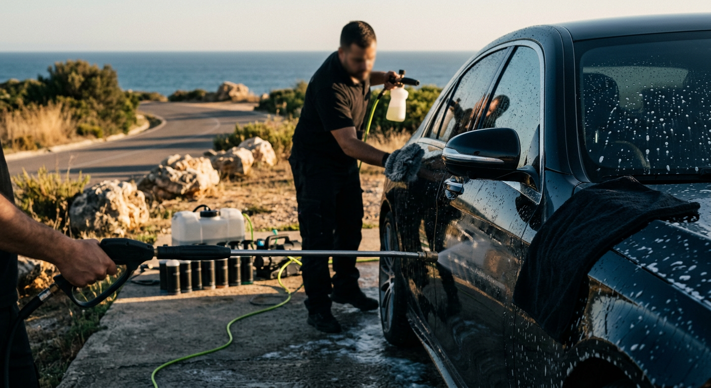 Lavagem de Frota Empresarial no Algarve: A Externalização como o Seu Trunfo